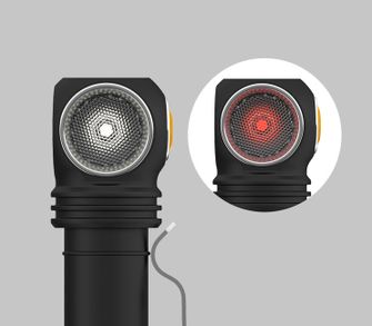 ArmyTek Wizard C2 WR Magnet Fehér és piros LED-es fejlámpa mágneses tartóval 1100 lm akkumulátor teljesítmény 3 óra 65 g