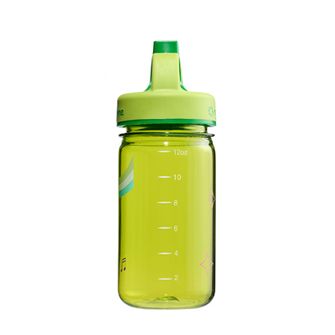 Nalgene Kids Grip-n-Gulp Sustain 0,35 l-es gyerek vizes palack fedővel, zöld, zenélő oroszlán