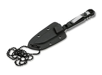 Böker kés nyaklánc, tokkal, 5,8 cm, fekete