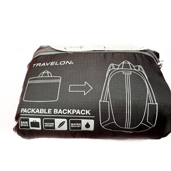 Travelon Daypack csomagolható 18 L, fekete