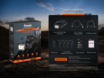 Fenix újratölthető fejlámpa Fenix HP35R SAR