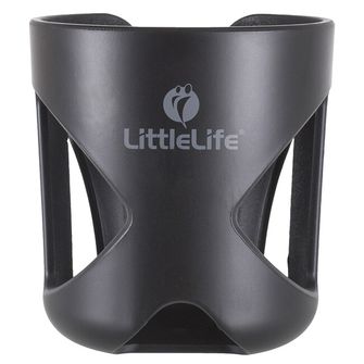 LittleLife palack- vagy pohártartó babakocsihoz, fekete