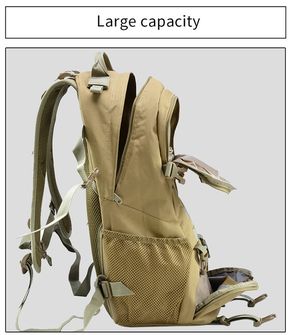 DRAGOWA TACTICAL Taktikai hátizsák Bravo 27 L, khaki színű