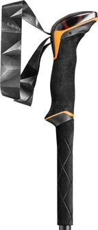LEKI Trekking botok Makalu Lite, narancssárga-fekete-sötét antracit, 100 - 135 cm