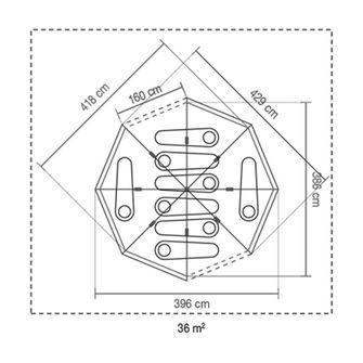 Coleman Octagon BlackOut sátor 8 személyre