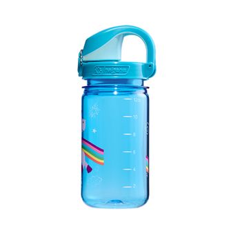 Nalgene Baby Water Bottle Grip-n-Gulp Sustain 0,35 L kék egyszarvú