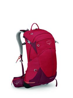 OSPREY túra hátizsák STRATOS 24,  poinsettia red