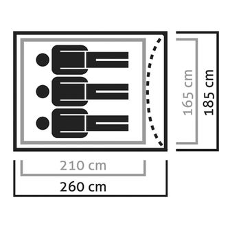 Salewa Litetrek Pro sátor 3 személyre