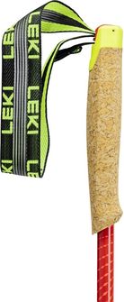 LEKI Trail Running botok Alphatrail FX.One Superlite, Natural carbon - élénk piros - neon rózsaszín