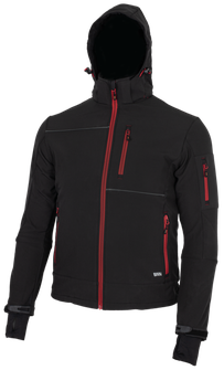 BENNON softshell dzseki RUFUS fekete/piros