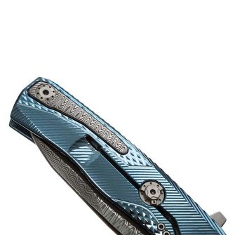 Lionsteel luxus zsebkés tömör titánium markolattal ROK DD BL