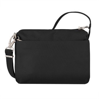 Travelon lopásgátló válltáska Fekete Crossbody Classic