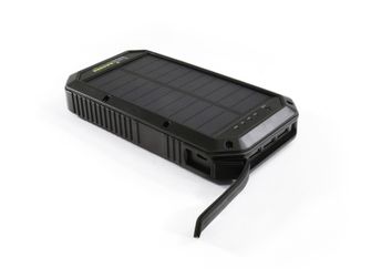 BasicNature 20 20K powerbank Qi vezeték nélküli töltéssel és napelemmel