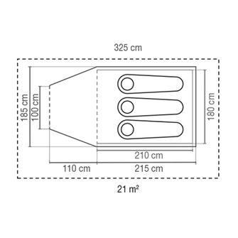 Coleman Darwin Plus sátor 3 személyre