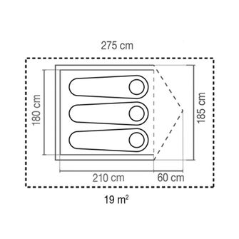 Coleman Darwin sátor 3 fő részére