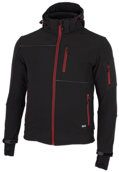 BENNON softshell dzseki RUFUS fekete/piros