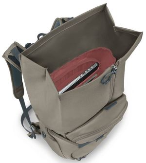 OSPREY városi hátizsák METRON ROLL TOP PACK,  tan concrete