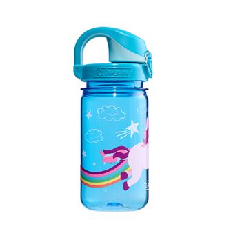 Nalgene Baby Water Bottle Grip-n-Gulp Sustain 0,35 L kék egyszarvú