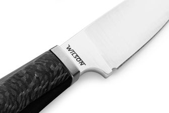 Lionsteel fix pengéjű kés szénszálas markolattal WILLY WL1 CF