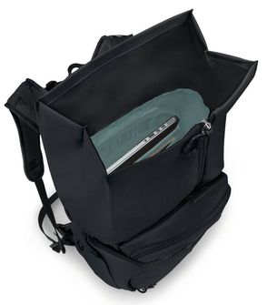 OSPREY városi hátizsák METRON ROLL TOP PACK, fekete