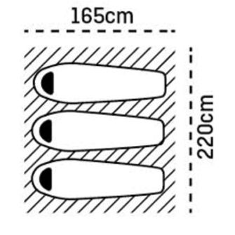 Salewa Puez Trek sátor 3 fő részére