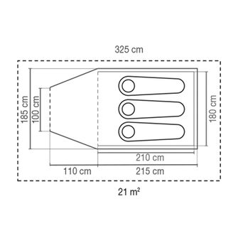 Coleman sátor Kobuk BlackOut plus 3 fő részére