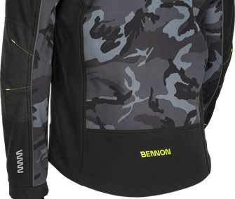 BENNON softshell dzseki CAMOS, fekete/szürke