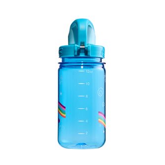 Nalgene Baby Water Bottle Grip-n-Gulp Sustain 0,35 L kék egyszarvú