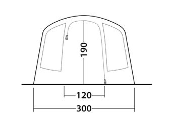 Outwell Sunhill 5 Air sátor 5 fő részére