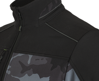 BENNON softshell dzseki CAMOS, fekete/szürke