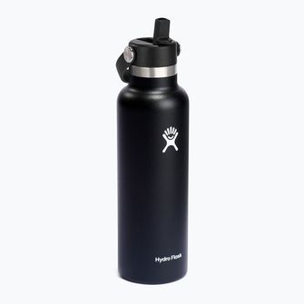 Hydro Flask Thermo palack szájjal 21 OZ Standard Flex Straw Cap, fekete