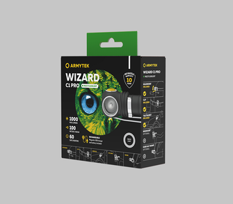 ArmyTek Wizard C1 Pro Magnet fehér LED-es fejlámpa mágneses tartóval 1000 lm 1440 h 55 g