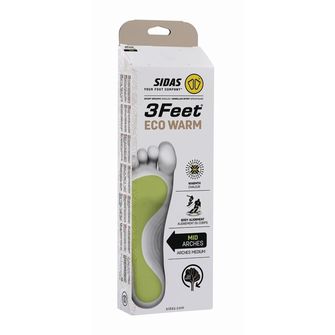 Sidas talpbetétek 3Feet Eco Warm Mid támogatással