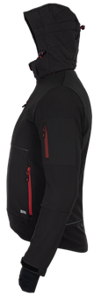 BENNON softshell dzseki RUFUS fekete/piros