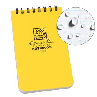 Rite in the Rain All Weather Notebook sárga No. 135