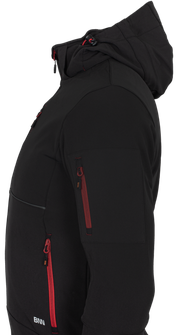 BENNON softshell dzseki RUFUS fekete/piros