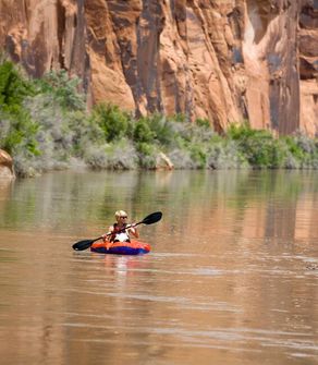 Klymit Packraft LiteWater Dinghy (LWD), narancssárga és kék színben