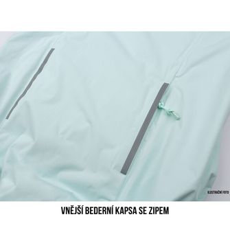Husky Női ultra könnyű softshell kabát Solei sötétzöld