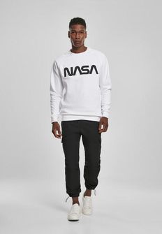 NASA EMB Crewneck férfi pulóver, fehér