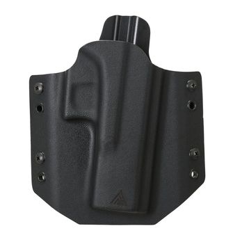 Direct Action® G17 OWB NO LIGHT tok a fegyverhez (straight loops) - Full Kydex - fekete