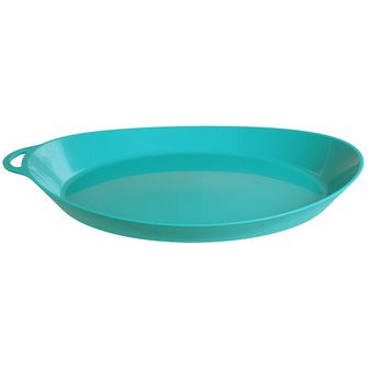 Lifeventure Műanyag tányér Ellipszis tányér, teal színű